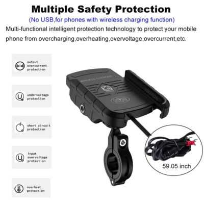 Support Téléphone Charge sans fil